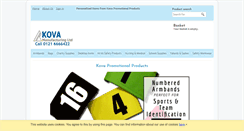 Desktop Screenshot of kova-promotional-products.co.uk