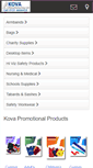 Mobile Screenshot of kova-promotional-products.co.uk